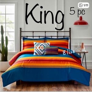 NEW Pendleton Grand Canyon King 5-Piece Comforter Set